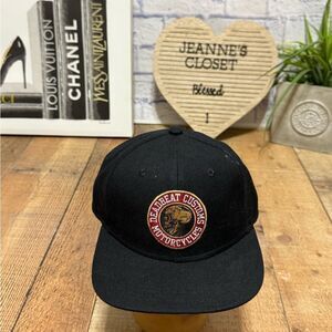 Deadbeat Customs Motorcycles Black Hat Cap Skull Patch